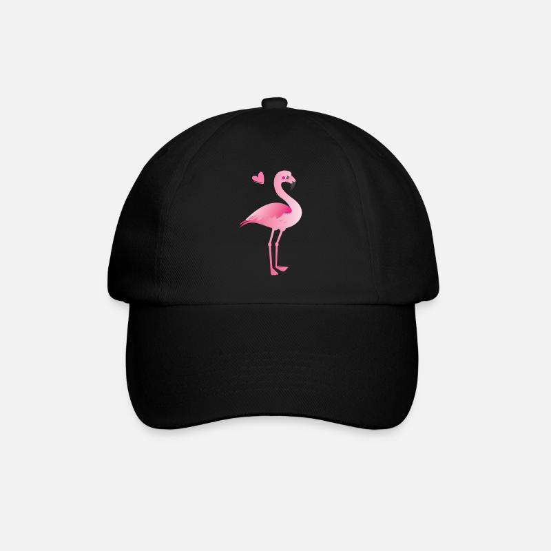 FLAMINGO - Baseballkappe - Schwarz/Schwarz