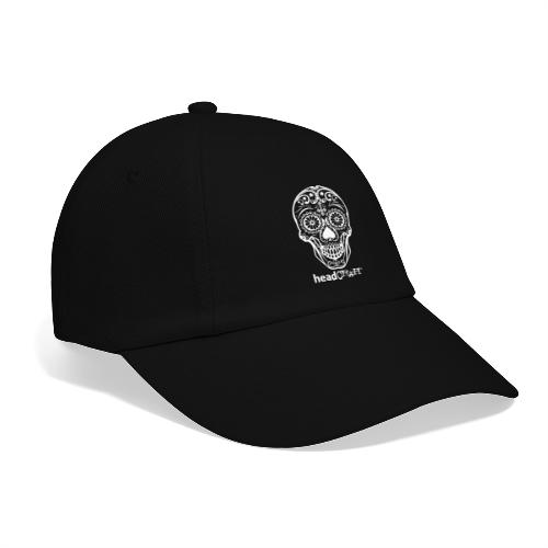 Skull & Logo white - Baseballkappe