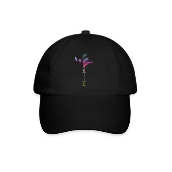 KITE PALME - Baseball Cap - black/black - Front