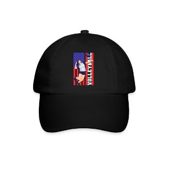 Volleyball Coach - Baseball Cap - black/black - Front