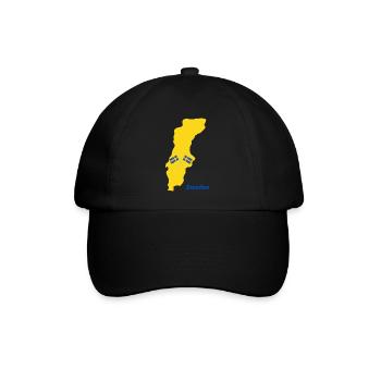 Schweden Sweden - Baseballkappe - Schwarz/Schwarz - Vorne