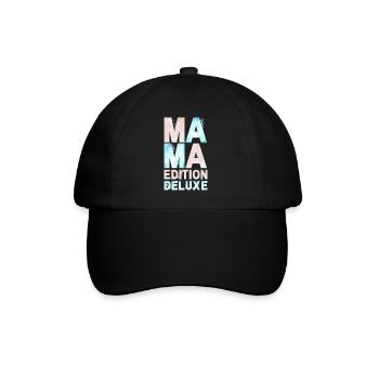 MAMA Deluxe Edition Pastel Pink Blue - Baseball Cap - black/black - Front
