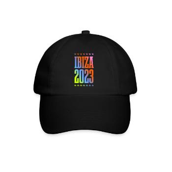 Ibiza 2023 - Baseballkappe - Schwarz/Schwarz - Vorne