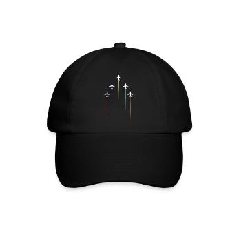 Lignes aériennes en couleurs - Casquette classique - noir/noir - Devant