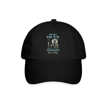 Camera Photography Lens Photo Shoot - Baseball Cap - black/black - Front