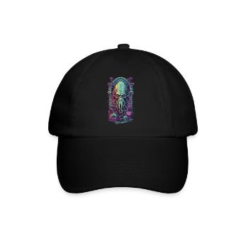 Occult Monster Demon Tentacles Gothic Design - Baseball Cap - black/black - Front