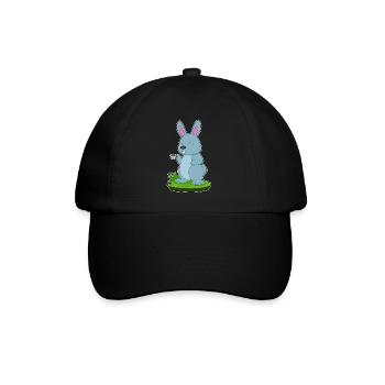 Tasse à café lapin - Casquette classique - noir/noir - Devant