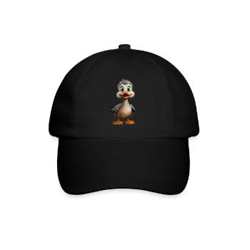 Funny little duckling - Baseball Cap - black/black - Front