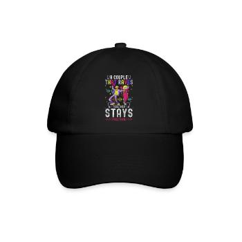 House Festival Party DJ - Baseball Cap - black/black - Front