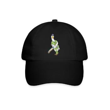Canard Cricket Batte de cricket - Casquette classique - noir/noir - Devant