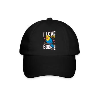 Wellensittich Care Sprechender Vogel Wellensittich - Baseballkappe - Schwarz/Schwarz - Vorne