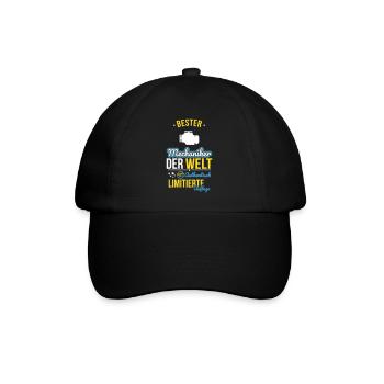 Meilleur mécanicien au monde - 100 % authentique - Casquette classique - noir/noir - Devant