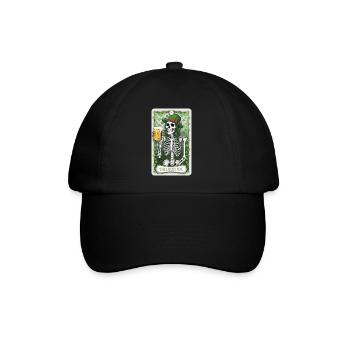 Tarotkarte - Baseballkappe - Schwarz/Schwarz - Vorne