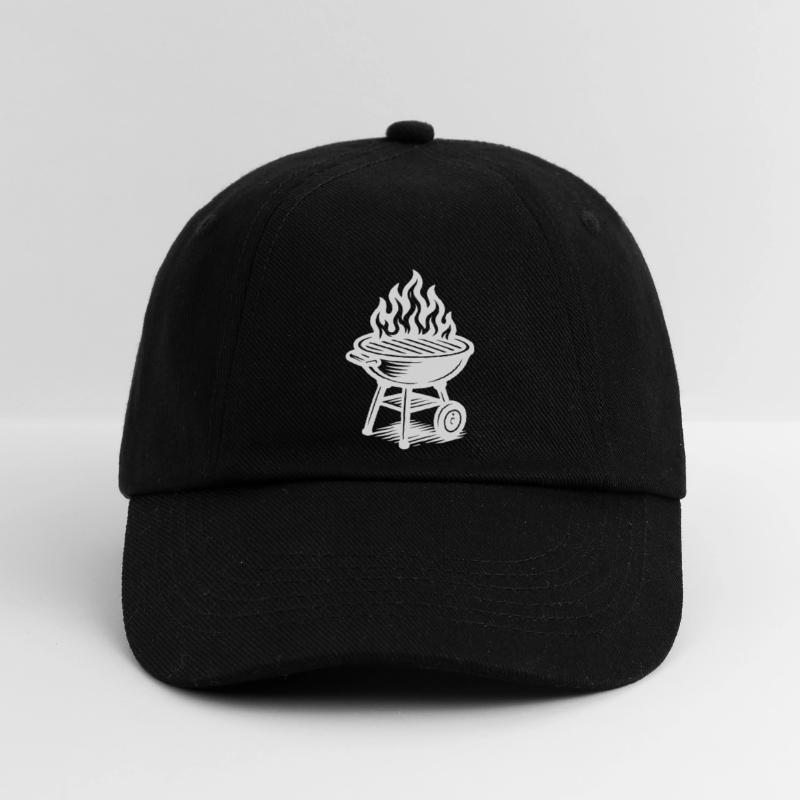 Grill Fire Grilling Baseball Cap