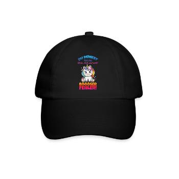 Licorne Petite Douce Et Gentille - Casquette classique - noir/noir - Devant
