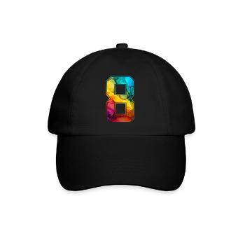 NO. 8 NUMBER 8 COLLEGE 8TH BIRTHDAY - Baseball Cap - black/black - Front