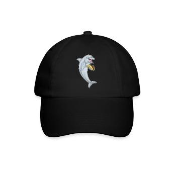 Dolphin Taco - Baseball Cap - black/black - Front