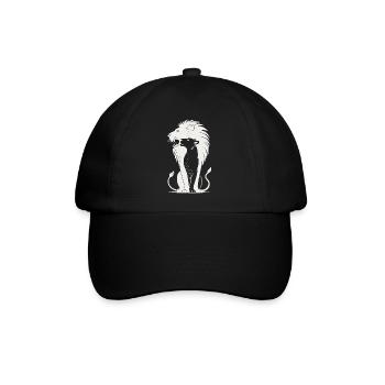Silhouette du Lion Royal - Casquette classique - noir/noir - Devant