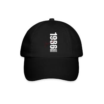 40th Birthday Gift Husband Wife March 1986 - Baseball Cap - black/black - Front