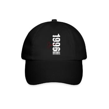 Cadeau du 30e anniversaire Millésime Juin Millésime 1996 - Casquette classique - noir/noir - Devant
