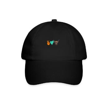 Cow Cattle Highland Cattle - Baseball Cap - black/black - Front