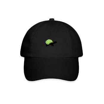 turtle - Baseballkappe - Schwarz/Schwarz - Vorne