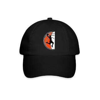 Joueur de basket-ball - Casquette classique - noir/noir - Devant
