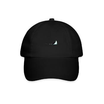 Raie plongée cadeau - Casquette classique - noir/noir - Devant