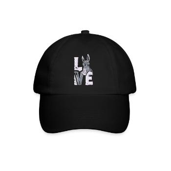 donkey - Baseball Cap - black/black - Front