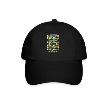 Pickleball Paddleball Pickleball Play Cadeau - Casquette classique - noir/noir - Devant