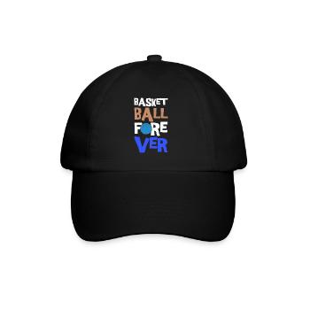 Le basketball pour toujours - Casquette classique - noir/noir - Devant