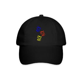 Fox Animal Baby - Baseball Cap - black/black - Front