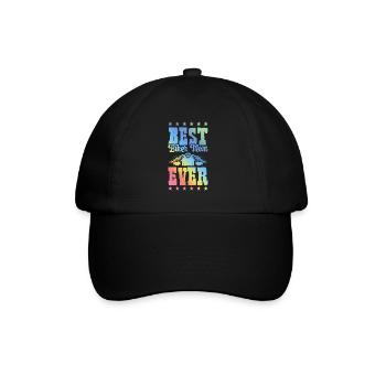Maman motard disant maman - Casquette classique - noir/noir - Devant