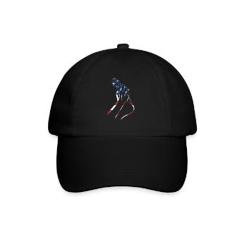 Comedian Us Flag Stand Up Comedy - Baseball Cap - black/black - Front