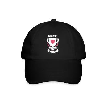 Mamie je t'aime à l'infini - Casquette classique - noir/noir - Devant