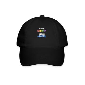 Lustiger Maler Spruch Malerei Kunstschüler - Baseballkappe - Schwarz/Schwarz - Vorne