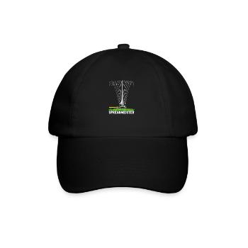 Sprengmeister Garten Schrebergärtner Hobbygärtner - Baseballkappe - Schwarz/Schwarz - Vorne