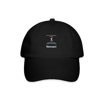 Trampolinist Funny Saying Trampoline Jumping - Baseball Cap - black/black - Front