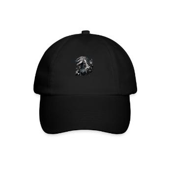 Mecha Animal : tigre, loup, renard, dinosaure, - Casquette classique - noir/noir - Devant