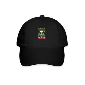 Santa Claus Christmas Ugly Christmas - Baseball Cap - black/black - Front
