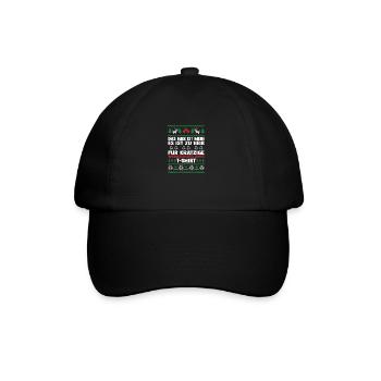Santa Claus Christmas Ugly Christmas - Baseball Cap - black/black - Front