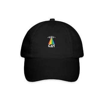 Nobody knows Im gay - gay lesbian - Baseball Cap - black/black - Front