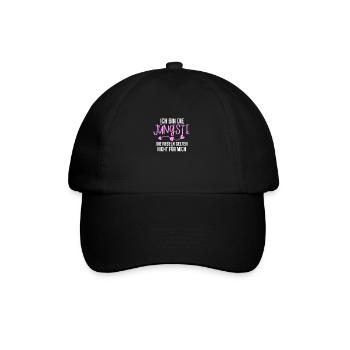 Ich Bin Der Jüngste Die Regeln Gelten Nicht Für - Baseballkappe - Schwarz/Schwarz - Vorne