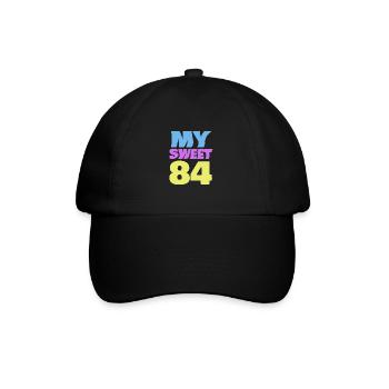 Sweet 84 - Baseball Cap - black/black - Front