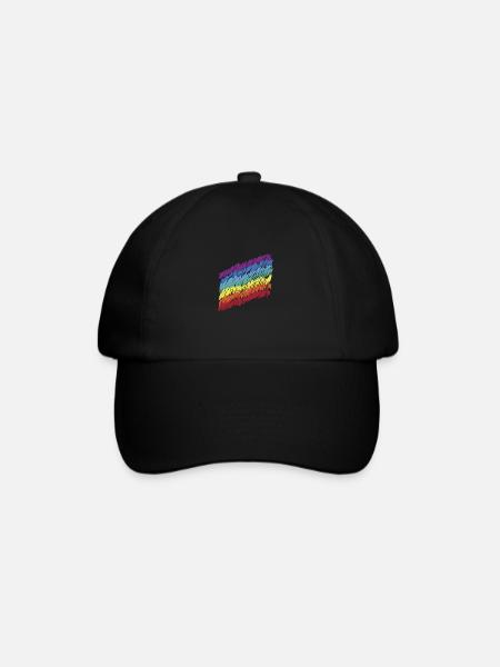 Love for all! The world is colorful! Gift Pride - Baseball Cap - black/black