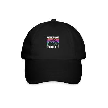 Protect Gods Creation Coral Reefs Ocean Nature - Baseball Cap - black/black - Front