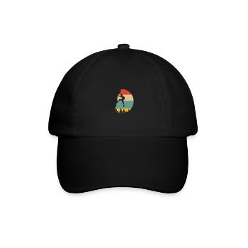 Retro Vintage Climbing- grimpeur grimpeur - Casquette classique - noir/noir - Devant