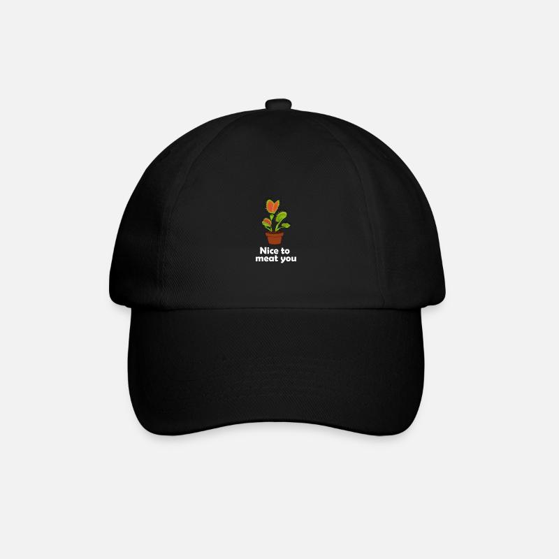 Venus flytrap carnivorous plant gift - Baseball Cap - black/black