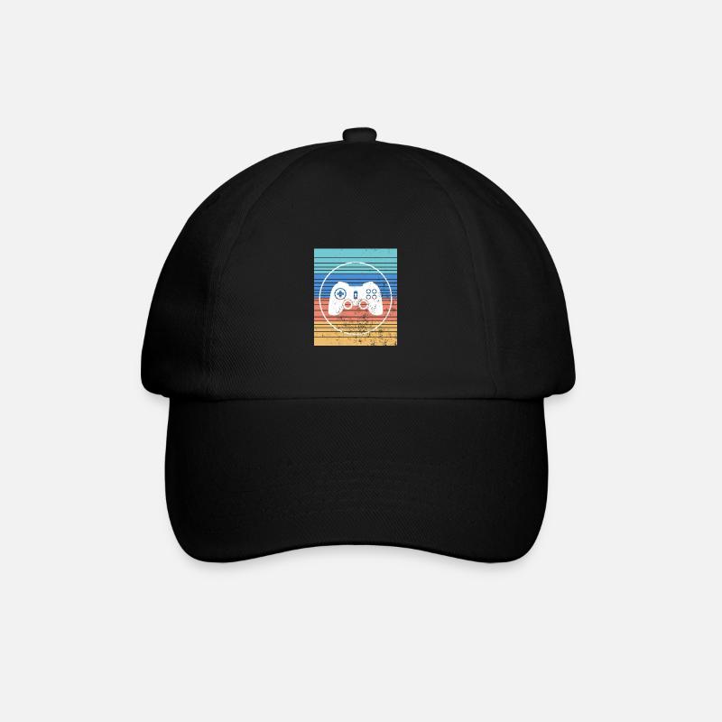 Contrôleur de jeu vidéo - Casquette classique - noir/noir