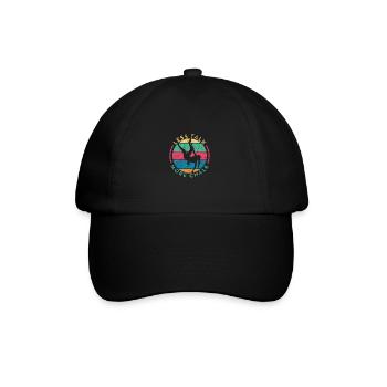 Rock Climbing Less Talk More Chalk Bouldering - Baseball Cap - black/black - Front